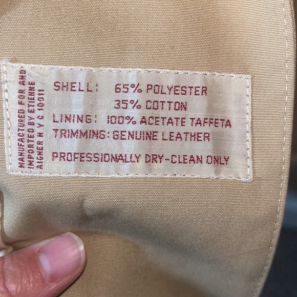 Vintage Etienne Aigner Trench Coat - Picture 7 of 12